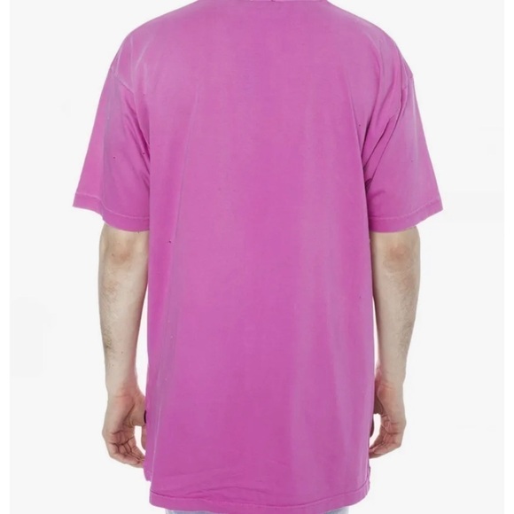 Men’s Diesel T-Gila Violet Oversized T-Shirt Holes All Over Vintage Size Medium! - Picture 2 of 7